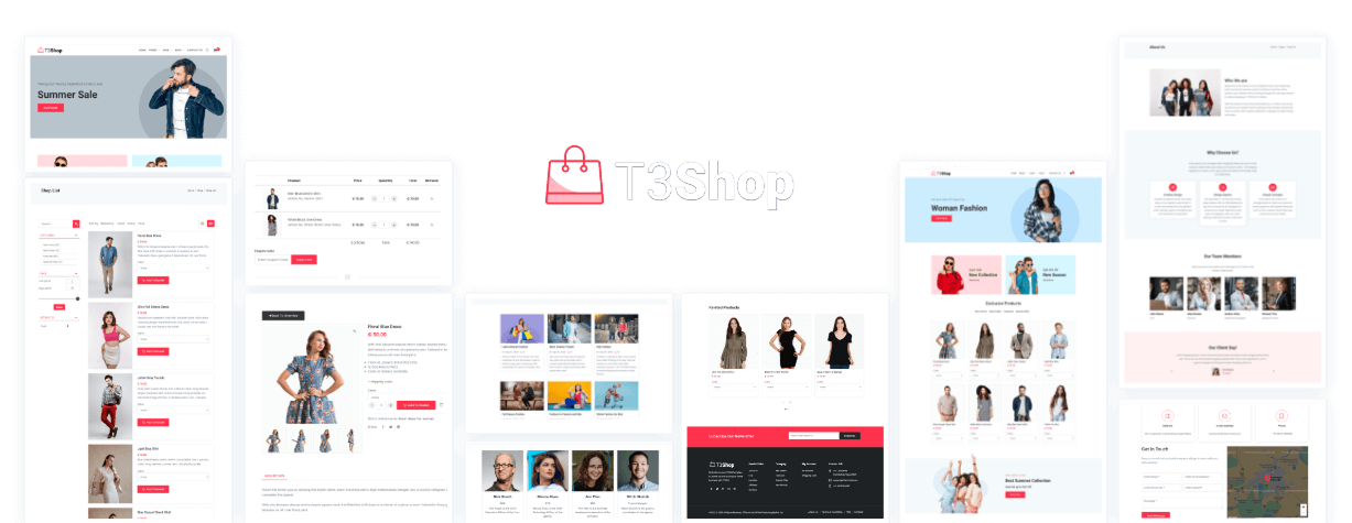TYPO3 Ecommerce shop Template