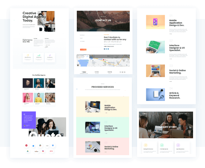 Rich Pre-made Pages