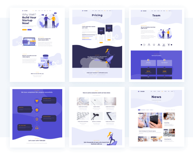 Stylish Pre-Built TYPO3 Pages