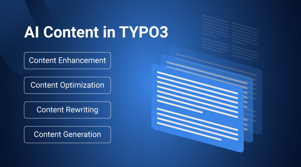 TYPO3 AI Content bezieht sich auf die Integration von Tools der künstlichen Intelligenz (AI)