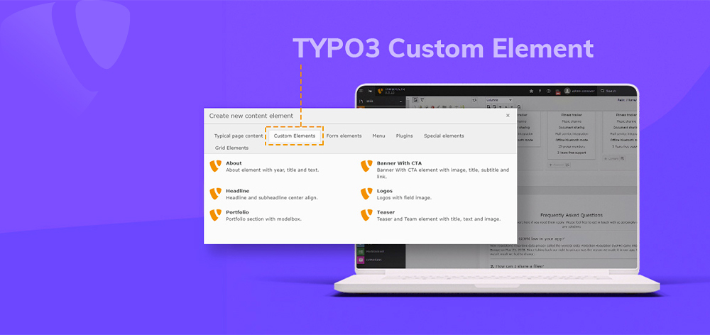 TYPO3 Custom Elements mit Core Ways lernen
