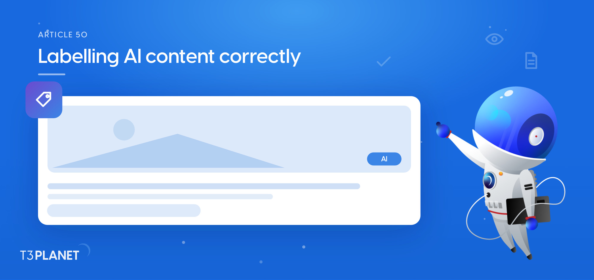 AI Content Labelling in TYPO3: Article 50 in the Editorial Day