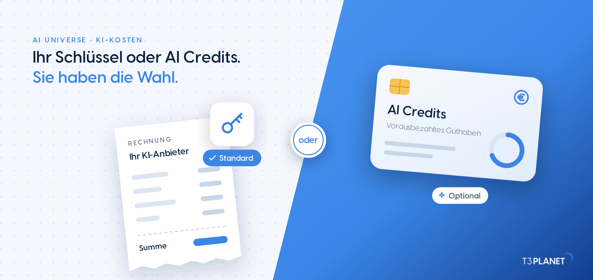 Eigener API-Schlüssel oder AI Credits: So steuern Sie KI-Kosten in TYPO3