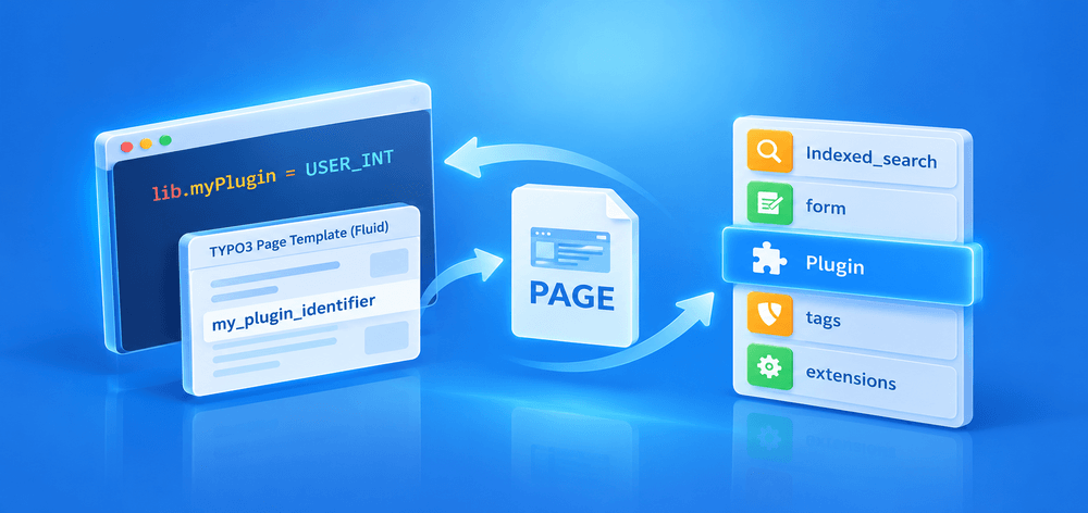 How to Insert TYPO3 Plugin via TypoScript?