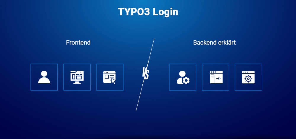 TYPO3 Login: Frontend vs Backend erklärt