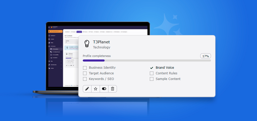 TYPO3 AI Brand Voice Content: Warum KI generisch klingt (und wie man das behebt)