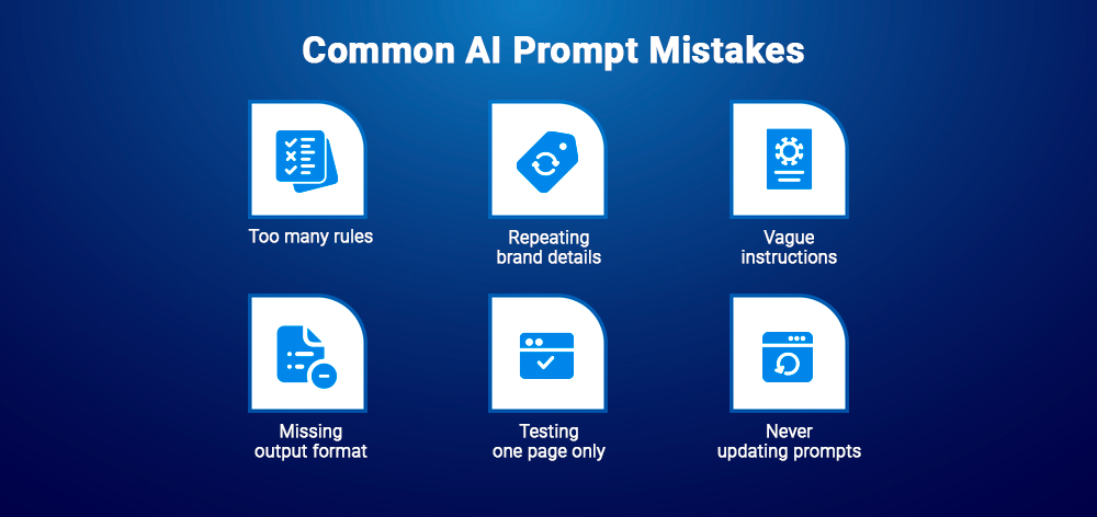 Common AI Prompt Mistakes