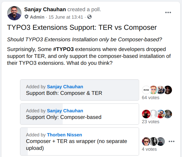TYPO3 Extension Support