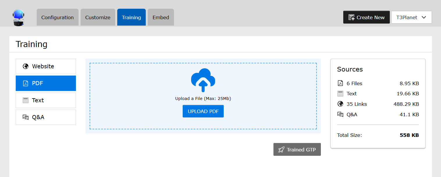 [Translate to German:] TYPO3 KI-Chatbot Strukturierte Dateiupload