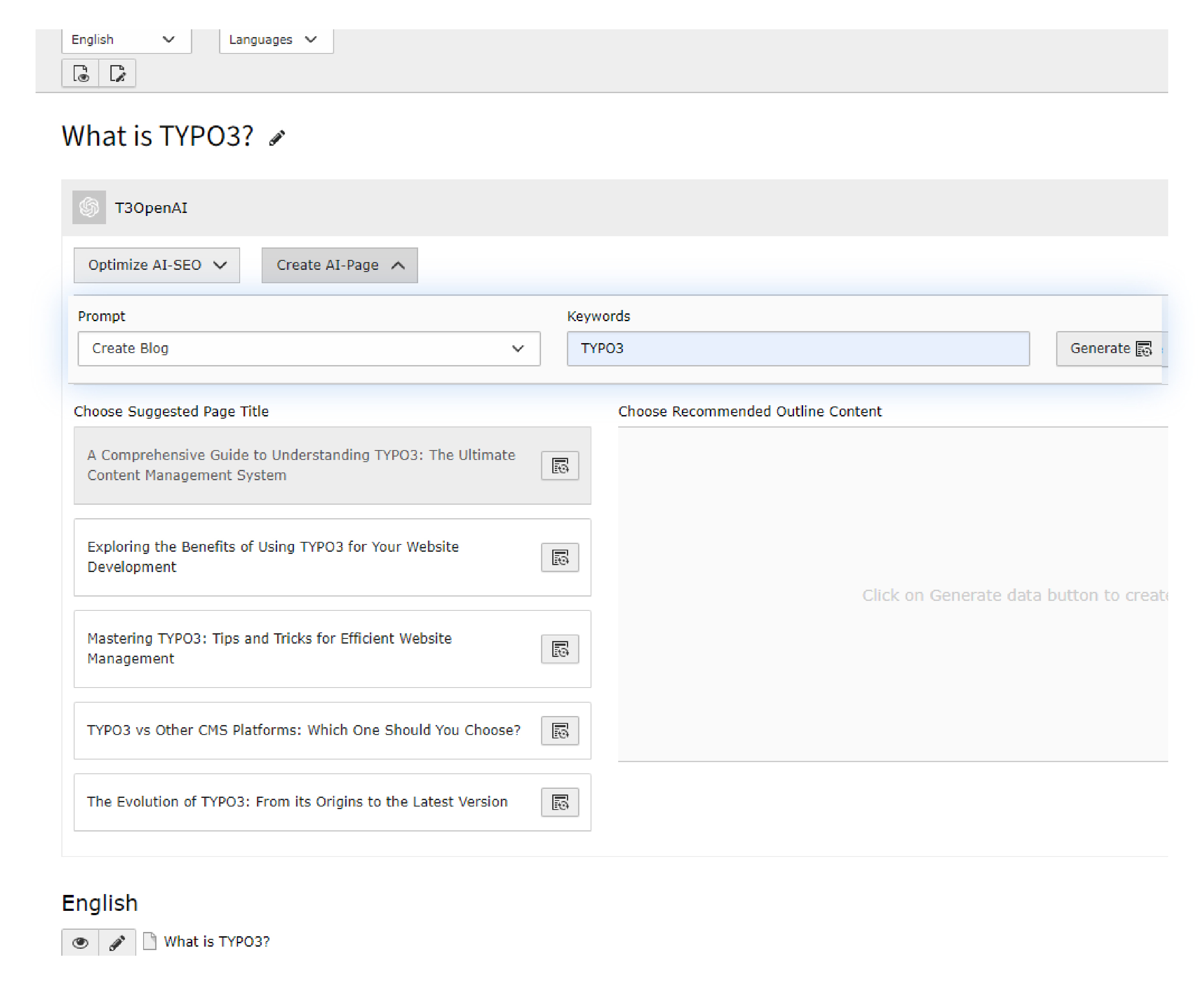 How to Use ChatGPT in TYPO3? [Complete Tutorial]