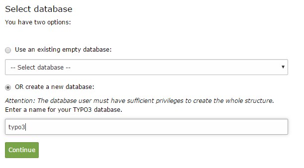 Select Database