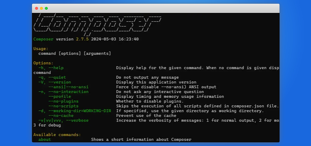 TYPO3 Installation with Composer