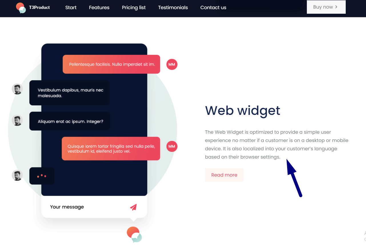 Pitch to display Application details