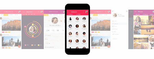 Room to display application screens