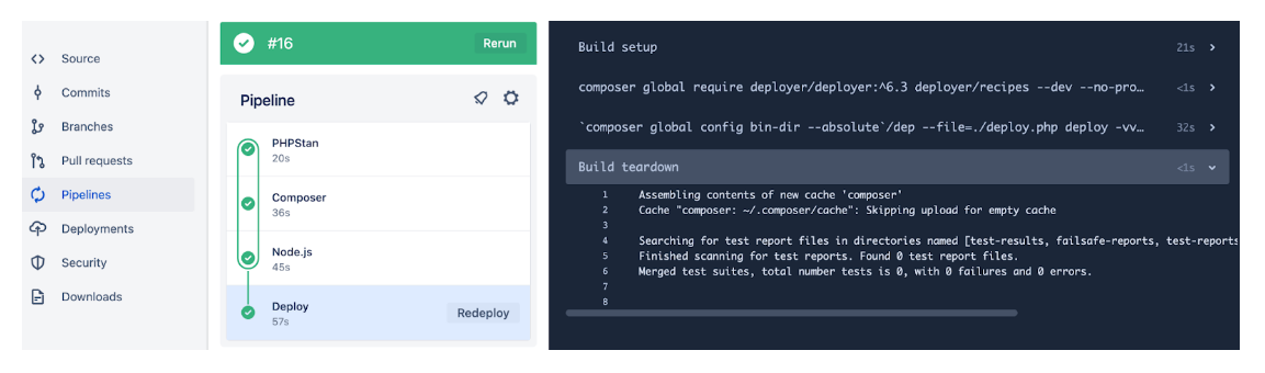 [Translate to German:] Launch TYPO3 Bitbucket Pipelines