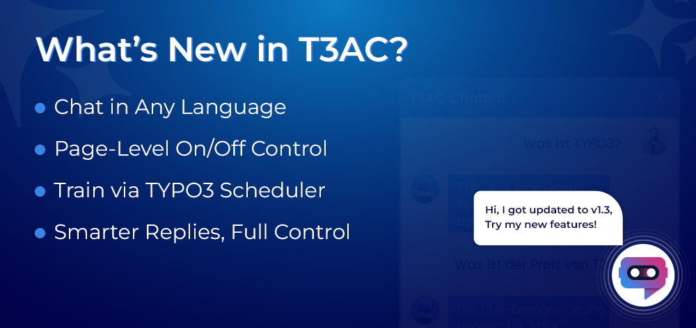 T3AC v1.3 ist da