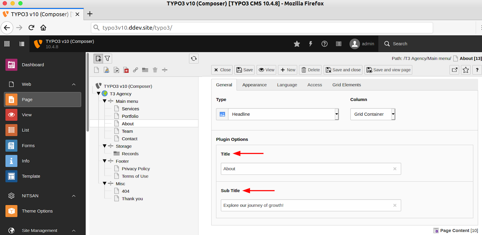 TCA tt_content: Add Fields