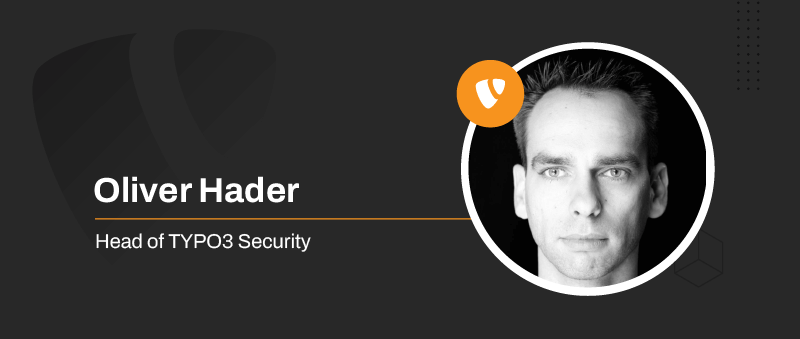 Oliver Hader (Leiter der TYPO3-Sicherheit)