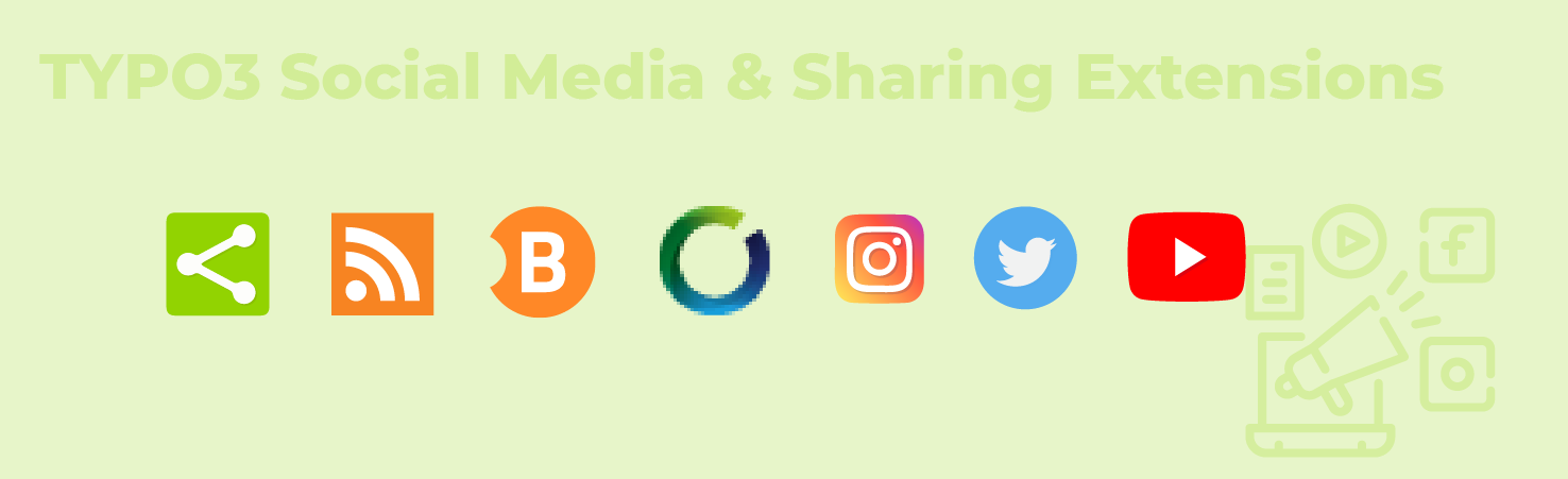 TYPO3 Social Media & Sharing Extensions