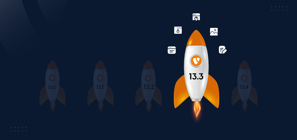 [Translate to German:] TYPO3 v 13.3 - TYPO3 Version 13.3 veröffentlicht