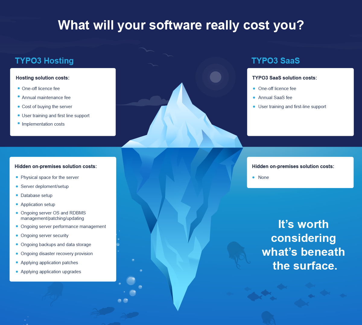 TYPO3 SaaS vs. TYPO3-Hosting