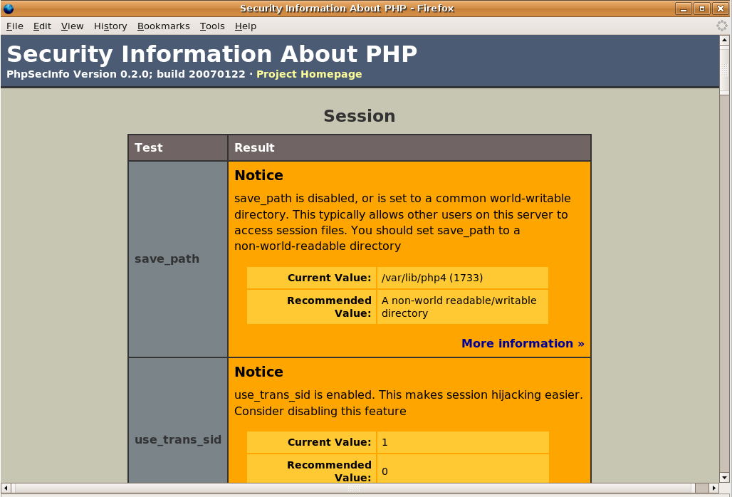 Check with advanced PHP tools
