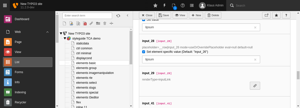 Typo3 TCA Guide