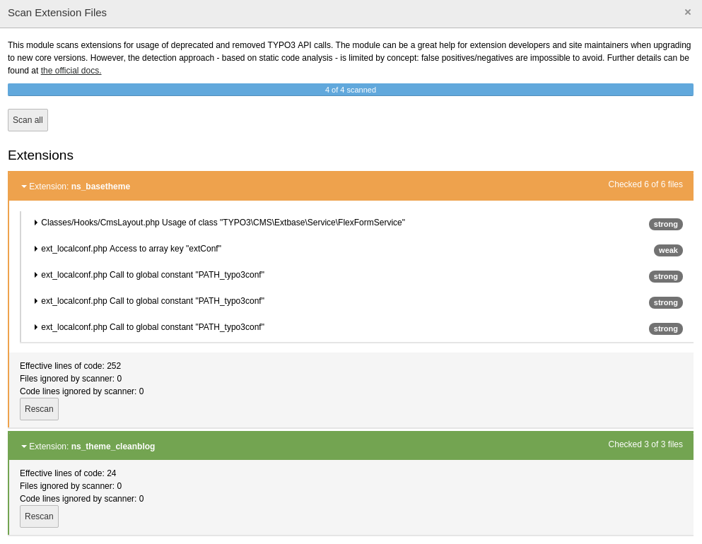 Ein einziges Upgrade für alle Ihre TYPO3-Projekte