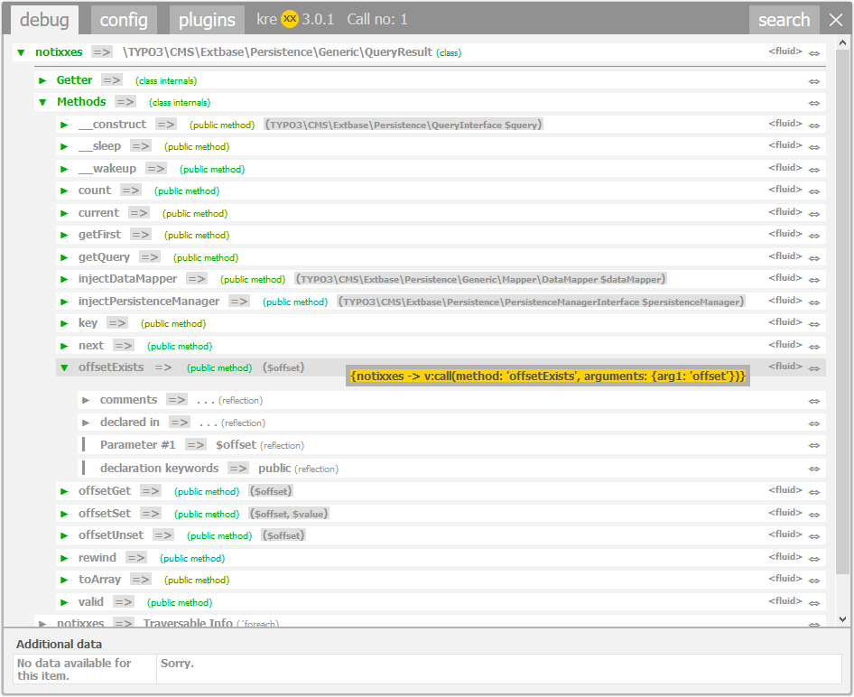 [Translate to German:] EXT:includekrexx Let’s Debug TYPO3 Fluid Errors