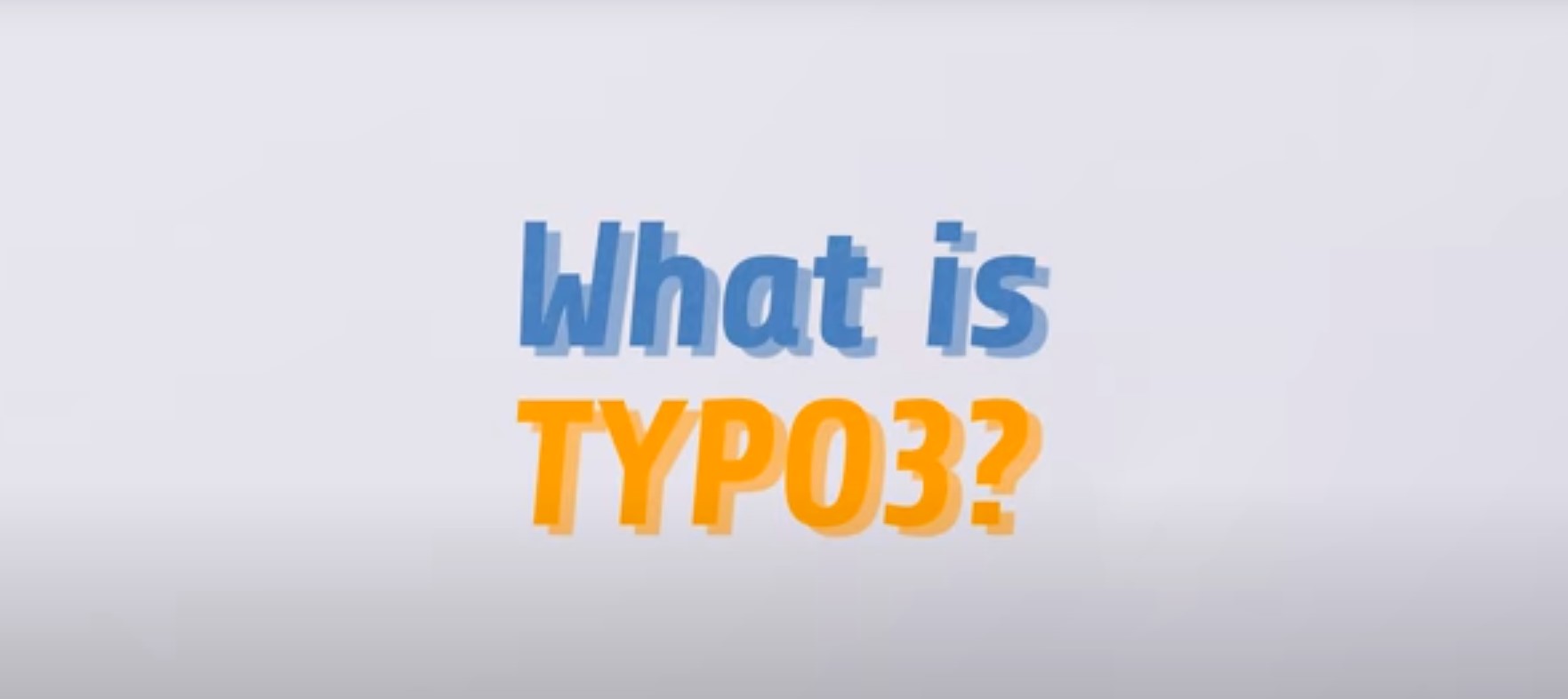 What is TYPO3 CMS?