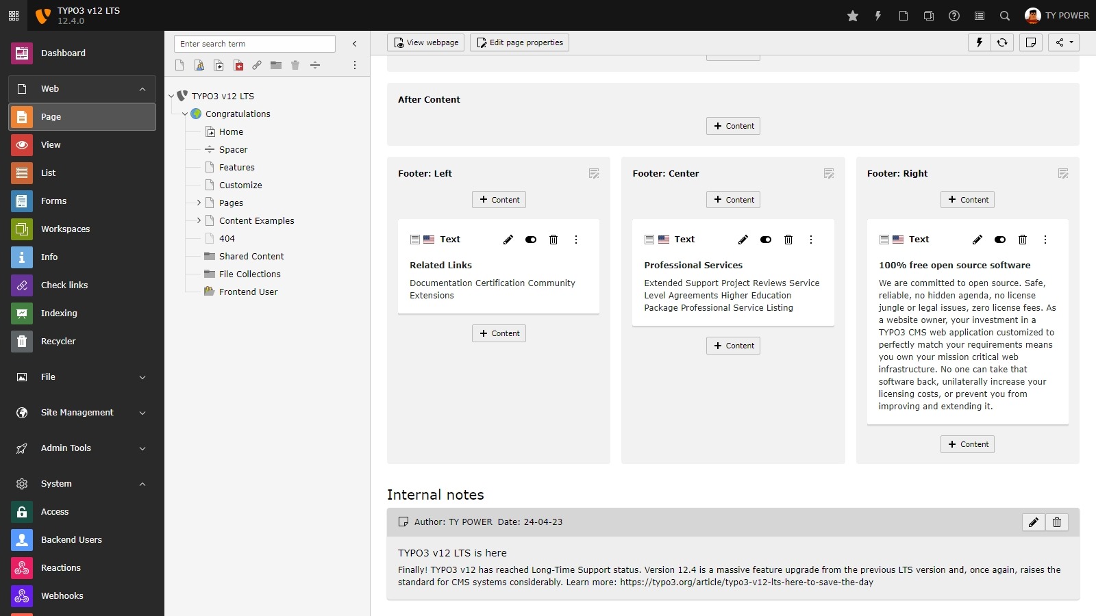 New Features and Improvement for Administrators