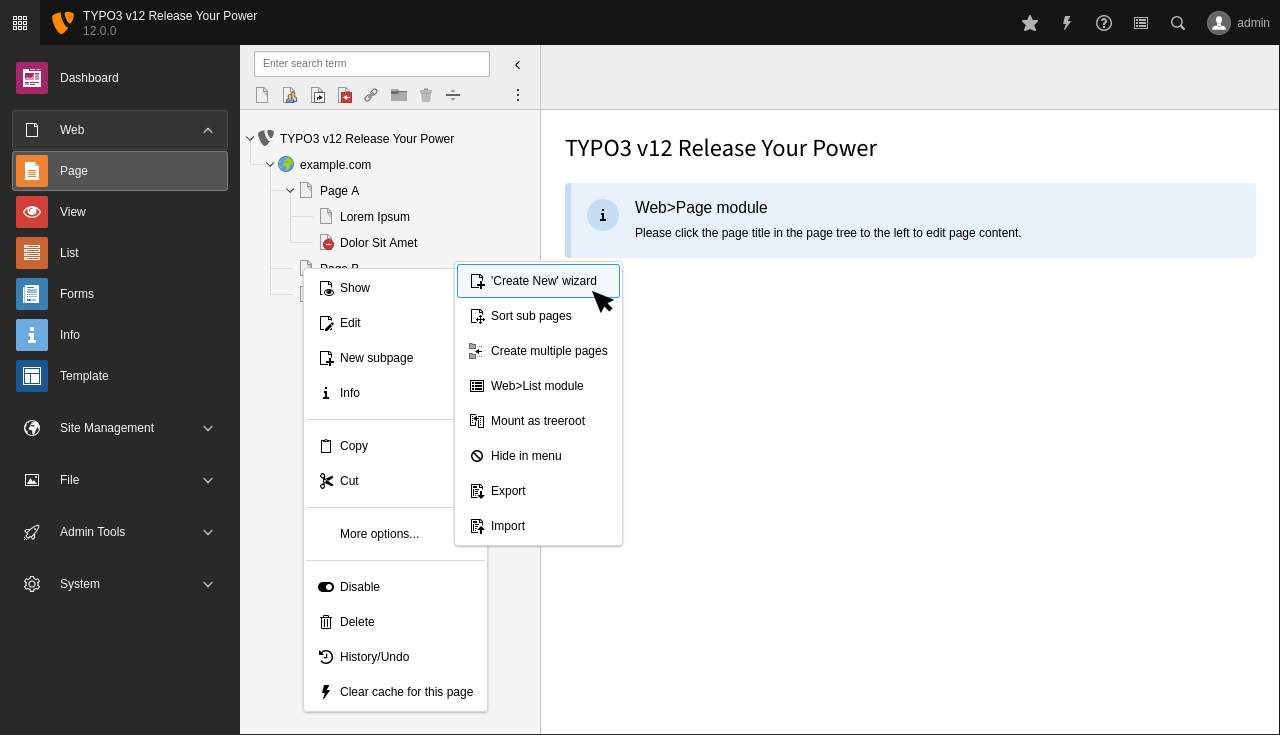 [Translate to German:] TYPO3 v12 Release Your Power