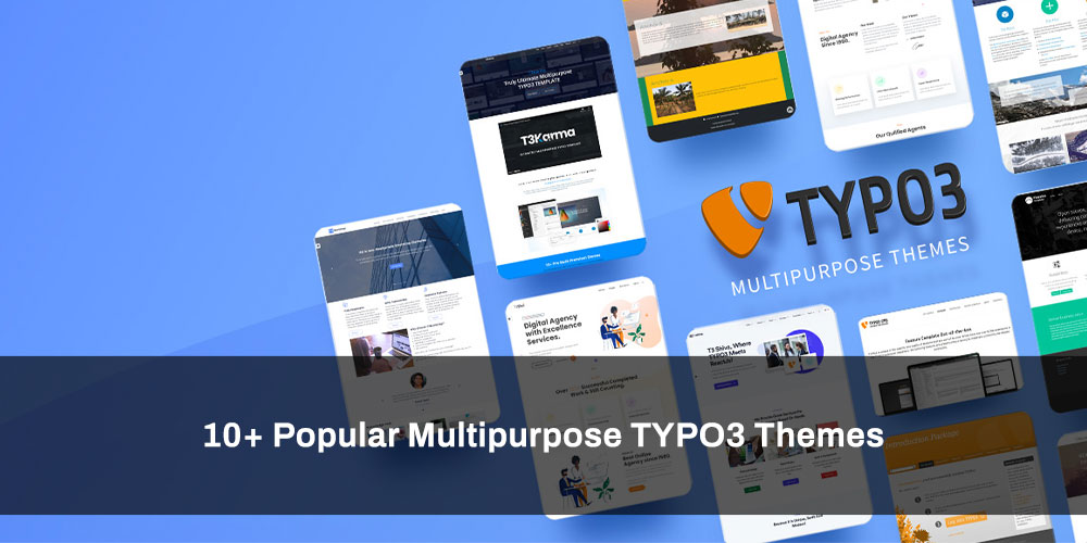 10+ Beliebte Mehrzweck-Themes für TYPO3
