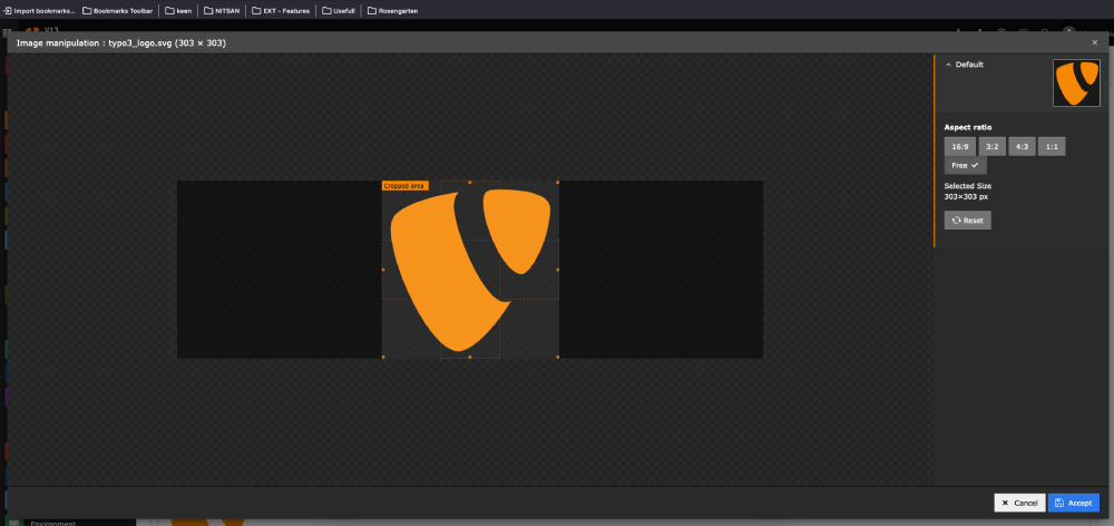 SVG Image Cropping