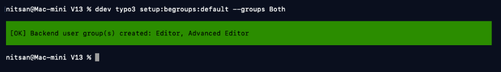 Method 2. No Interaction TYPO3 CLI Command
