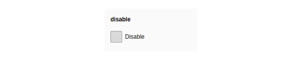 TCA 38. Checkbox Enable/Disable