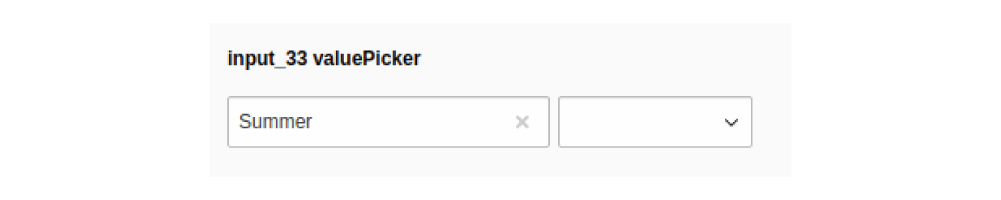 TCA 4. Input with Dropdown (using User Function Wizard)