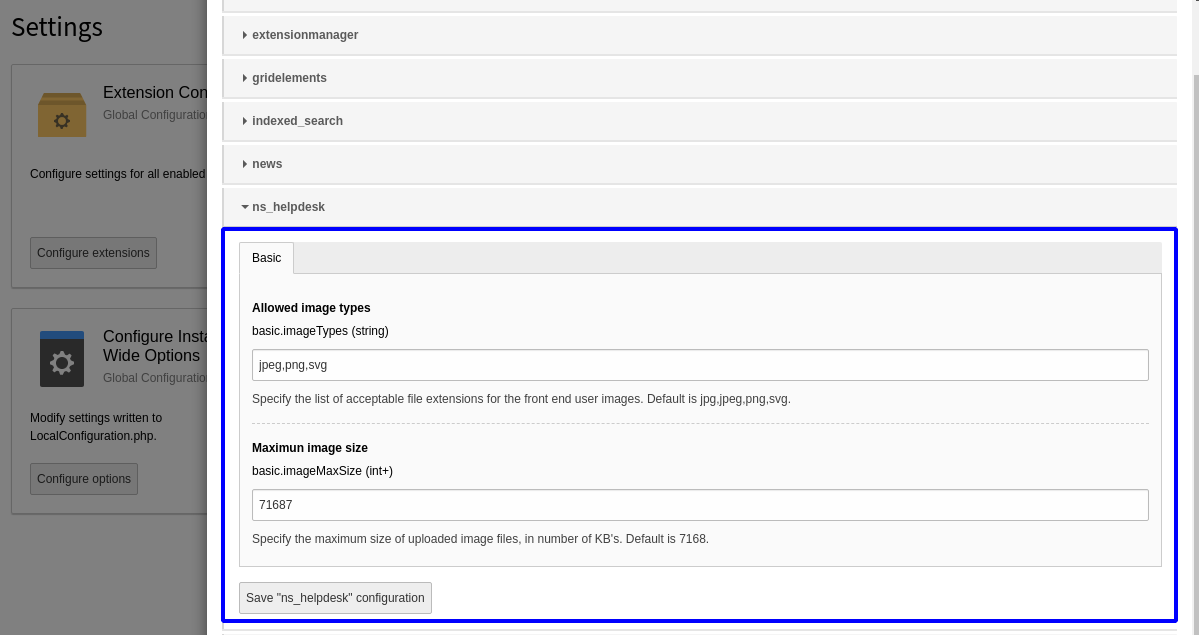 [Translate to German:] How to get TYPO3 extension configuration at TypoScript constants?